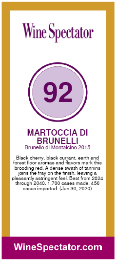 Brunello di Montalcino, D.O.C.G.